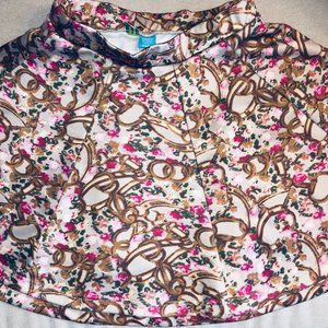 Size 7 Flower Skater Skirt
